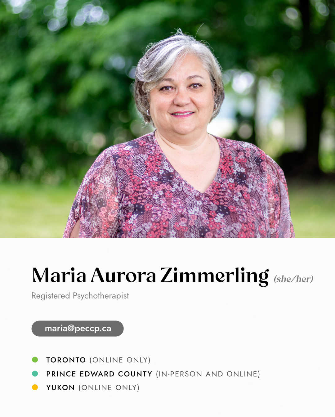 Clinician Thumbnail: Maria Aurora Zimmerling
